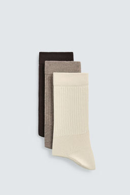 CALCETINES RIB PACK 3 / varios - Zara фото 2