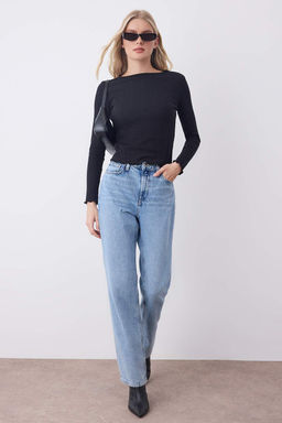 Siyah Orme Bluz TWOAW26BZ00012