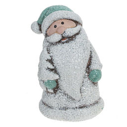 Фигурка декоративная "Снеговик" / "Дед Мороз" (блок 24шт), L4 W3 H7 см, 4в.