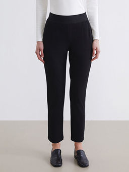 Beli Lastikli Krep Kad?n Pantolon