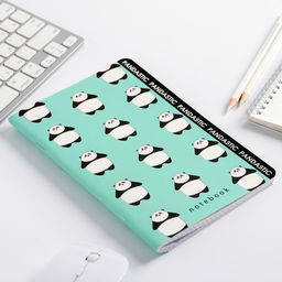 Блокнот А5, 48 л., в точку, обложка софт-тач, Panda