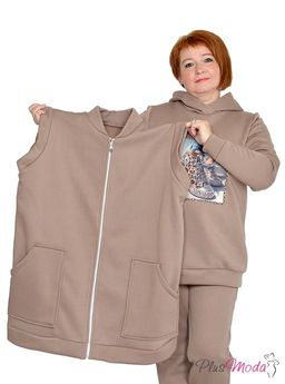 Жилет Модель №1051 размеры 44-84 - Plusmoda фото 6