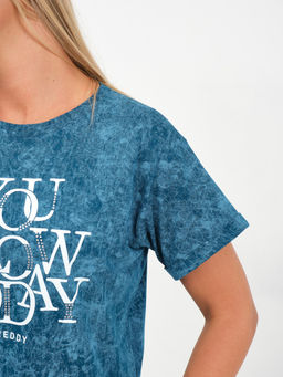 Футболка варенка Хлопок 100% Лиона индиго - Ивассорти фото 33