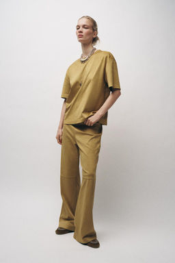 FAUX SUEDE TROUSERS - Zara фото 10