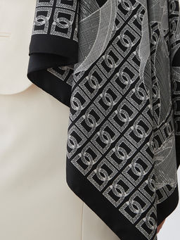 Большой, мягкий, тонкий и очень нежный платок с рисунком - Tantino фото 5