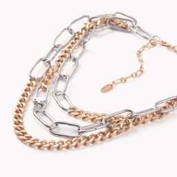 Ожерелье из цепей разной длинны - Модные истории фото 4