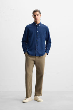 COTTON - LINEN SHIRT - Zara фото 49