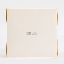 Цена за 5 шт. Коробка для капкейка «Бело-золотой Новый год », 16×16×10 см