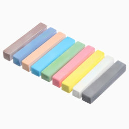 Цена за 5 шт. Мелки цветные школьные 9 шт. «Винни-Пух»