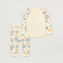 CRB wear/CWNB 90047-21-285 Комплект для мальчика (джемпер, брюки), экрю/Ex.Cherubino  фото 3