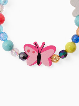 Цена за 2 шт. Браслет детский Выбражулька «Бабочка с цветочком», d=5 см МИКС