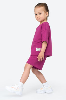 Костюм оверсайз из футера двухнитки для девочки Bonito  фото 2