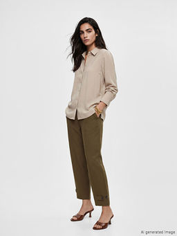 Beli Lastikli Regular Fit Kad?n Pantolon
