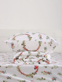 Постельное бельё 2-спальное «Этель. Снегири (вид 2)», поплин