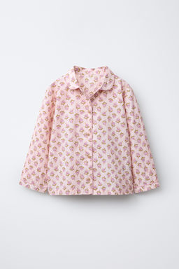 6-14 YEARS/ FLORAL SHIRT AND TROUSERS PYJAMAS - Zara фото 2
