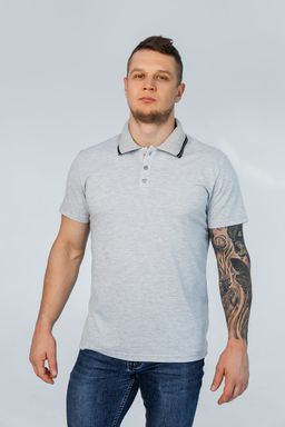 Спортивная футболка-поло Пике, 92% хлопок, 8% лайкра