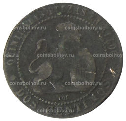 2 сентимо 1870 года Испания