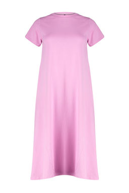 TRENDYOLMILLA Siyah Cepli Premium Bisiklet Yaka A-Line Orme Midi Elbise TWOSS24EL00169 фото 39