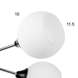Люстра «Индис» 4хЕ27 40 Вт черно-хромовый 60×60×26 см