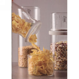 Банка для продуктов стеклянная 850мл "Olala" с мерный стаканом