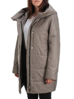 22225 DK.BEIGE Куртка демисезонная женская (100 гр. синтепон) - Фабричный китай фото 9