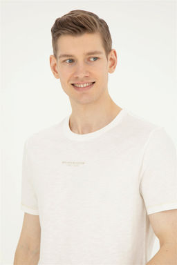 Мужская футболка цвета экрю - U.s. polo assn фото 2