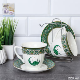 Чайный набор 4 предмета на металл подставке / ZSV02-4M /уп 18/ Муслим