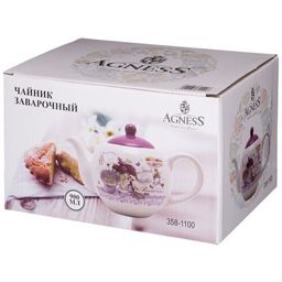 ЧАЙНИК AGNESS ЛАВАНДОВАЯ ВЕСНА 22,5/13,5*14,5 СМ 950 МЛ  фото 2