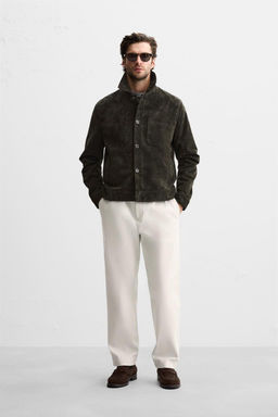TEXTURED TROUSERS