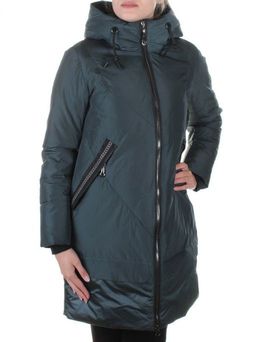 018 GREY/GREEN Куртка зимняя женская Snow Grace