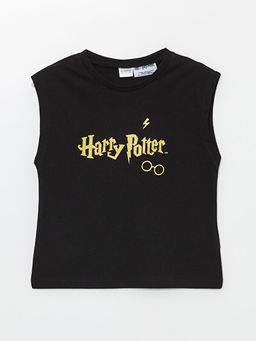 Bisiklet Yaka Harry Potter Bask?l? K?z ?ocuk Pijama ?st