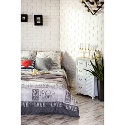 Постельное бельё Этель евро Love 200*217 см, 220*240 см, 70*70 см -2 шт, 100% хлопок, бязь 125 г/м2  фото 17