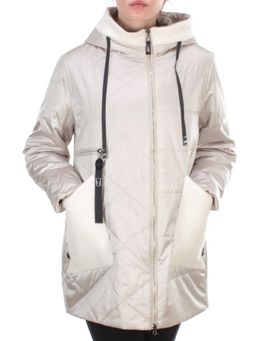 22-302 BEIGE Куртка демисезонная женская AKiDSEFRS (100 гр.синтепона) - Фабричный китай фото 2