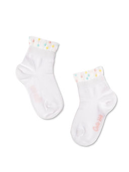 Цена за 2 пары CONTE-KIDS Короткие носки с воздушным пикотом TIP-TOP белый
