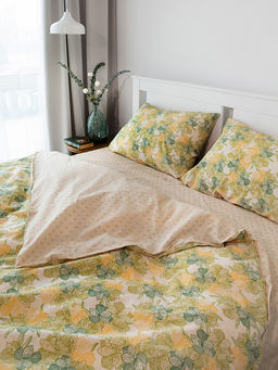 Комплект постельного белья 2-спальный зелёный бязь - Denastia фото 5