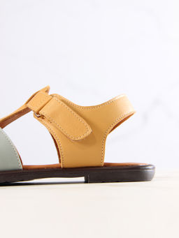 Босоножки 1036.подиум178br.Тыква+авокадо лион+коралл - Edart фото 10