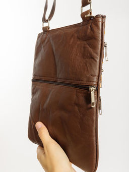 Сумка натуральная кожа через плечо №1114/49 - Ганг фото 4