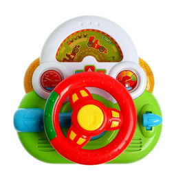 Детский музыкальный руль «Машинки», световые и звуковые эффекты, работает от батареек