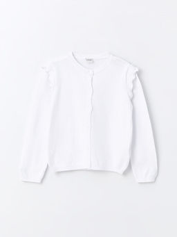 Bisiklet Yaka Uzun Kollu K?z ?ocuk Triko H?rka