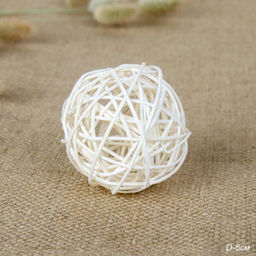 Шар Китте 6 см белый