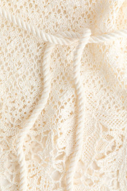 Top efecto crochet con cintur?n de anudar - H&m фото 2