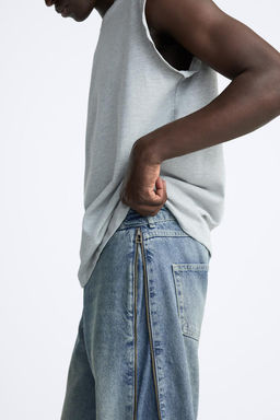 FLARED JEANS WITH ZIPS - Zara фото 5