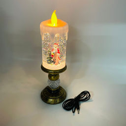 Новогодний декор Ночник - Свеча 26 см (арт. YY-03/04/05) в ассортименте - Ип лебедев о.ю фото 3