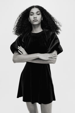 Vestido con mangas globo - H&m фото 9