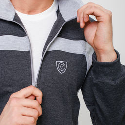 RODOS Спортивный костюм мужской весна/лето М-187 Синий/Меланж  фото 46