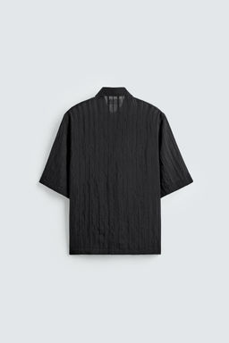 STRIPED TEXTURED SHIRT - Zara фото 7