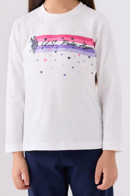 Бежевый пижамный комплект для девочки Неожиданная скидка в корзине - U.s. polo assn фото 5