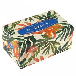 Салфетки бумажные 20х19см "Универсальные", 2-х слойные, 200 штук в упаковке, микс (Россия)