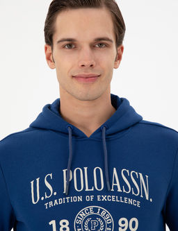 Мужской свитшот цвета индиго Неожиданная скидка в корзине - U.s. polo assn фото 2