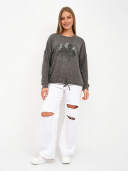 Джемпер женский Келли-2 серый